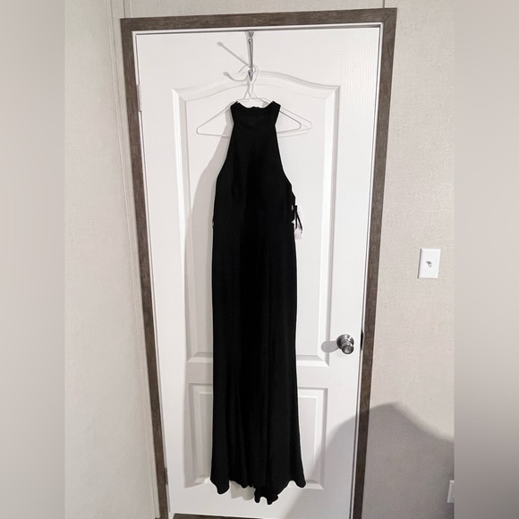 XSCAPE Womens Black Halter Neck Gown -  8 Petite - Picture 9 of 9